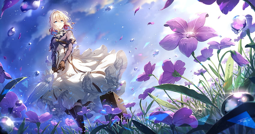 Violet-Evergarden, Evergarden, Violet, girl, Anime HD wallpaper
