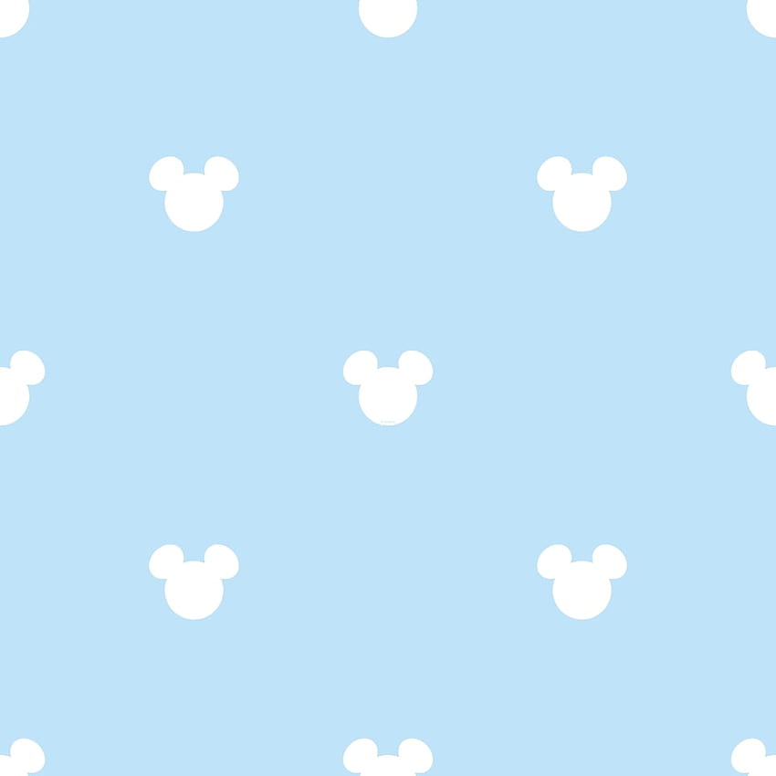 Galerie Official Disney Mickey Mouse Logo Pattern Cartoon Childrens MK3015 2 Blue. I Want HD phone wallpaper