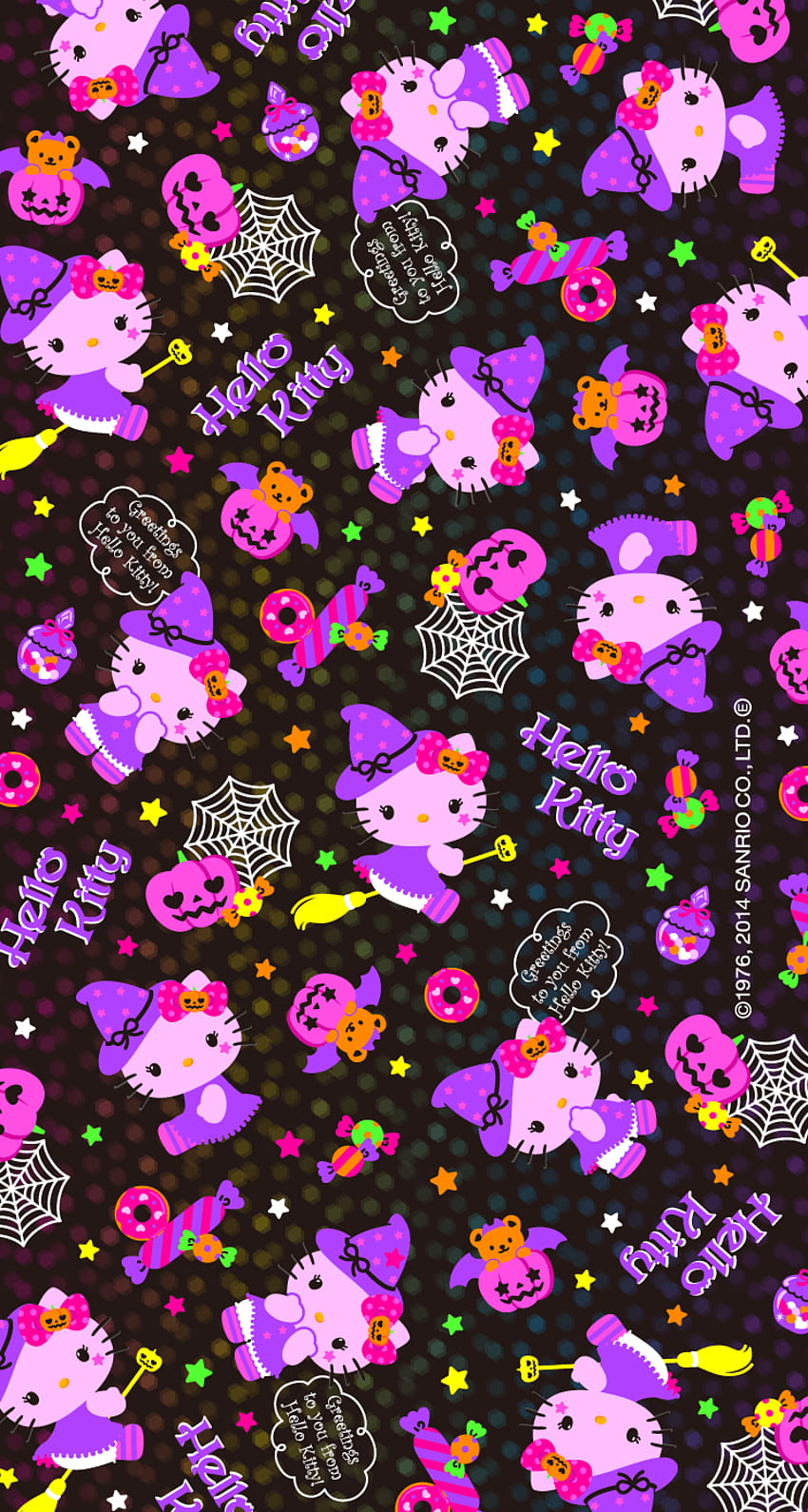 Halloween-Hallo-Kätzchen. iphone !!. Süß, Sanrio Halloween HD-Handy-Hintergrundbild