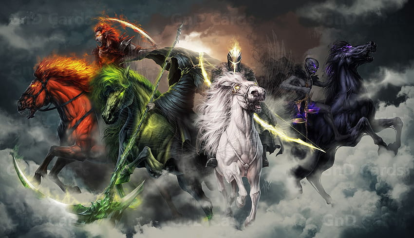 Vier Reiter der Apokalypse HD-Hintergrundbild
