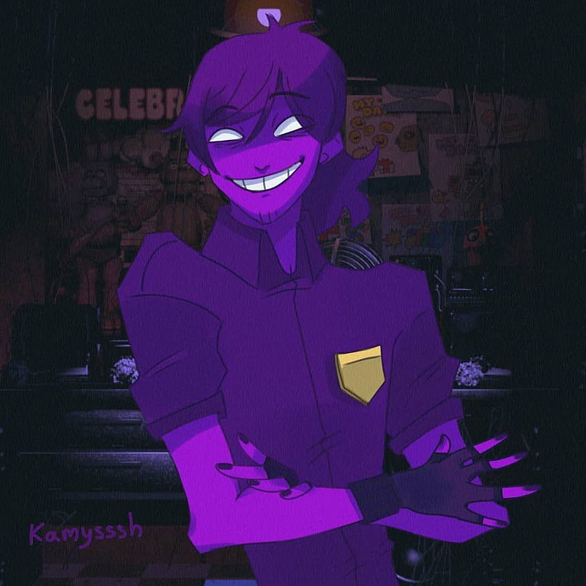 Five Nights at Freddys Purple guy Jojos Anime by EricfreddyFazbear on  DeviantArt