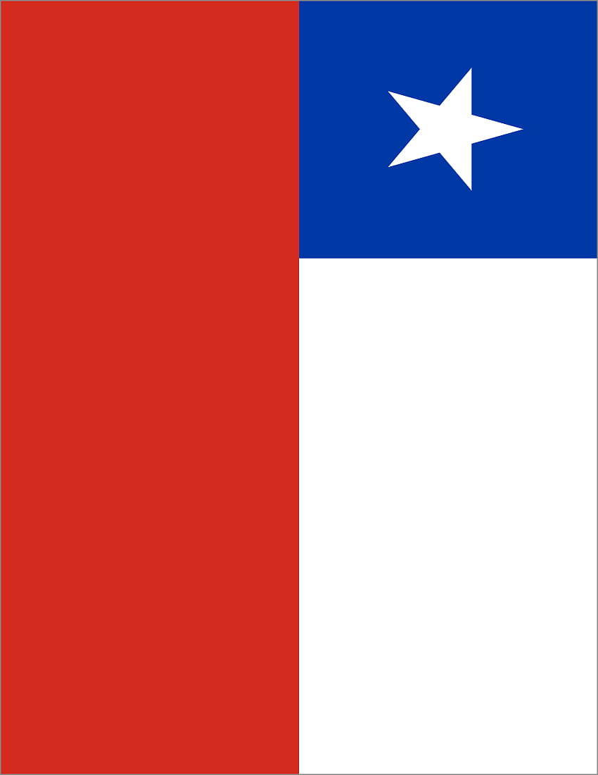 Chile Flag Full Page - Flags Countries C Chili Chile_flag_full_page, Texas Flag HD phone wallpaper