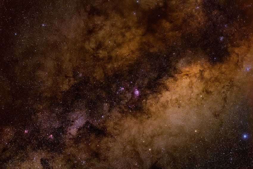 Universum, Sterne, Braun, Nebel, Galaxie HD-Hintergrundbild