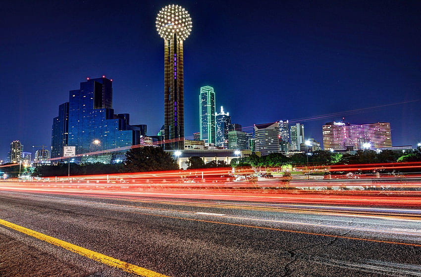 Dallas Skyline, Downtown Dallas HD wallpaper