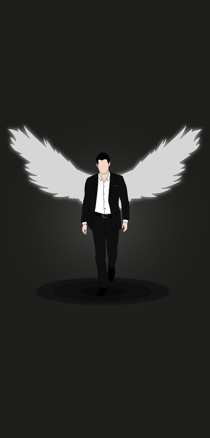 I made this yesterday on illustrator. Hope you guys like, Lucifer Wings HD phone wallpaper