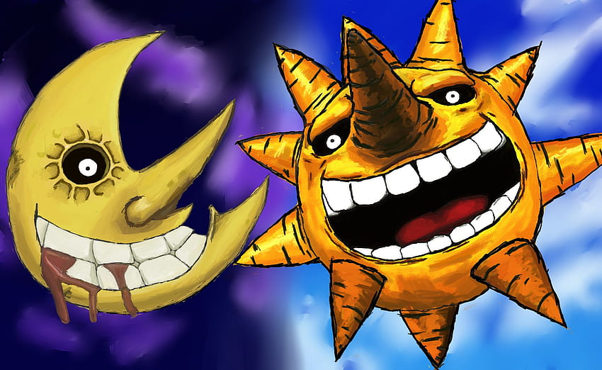 The sun and moon from Soul Eater. Soul eater moon, Soul eater, Anime leg HD  wallpaper | Pxfuel