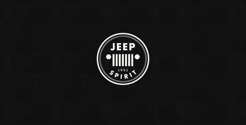 Черен джип Емблема, Jeep Grill HD тапет