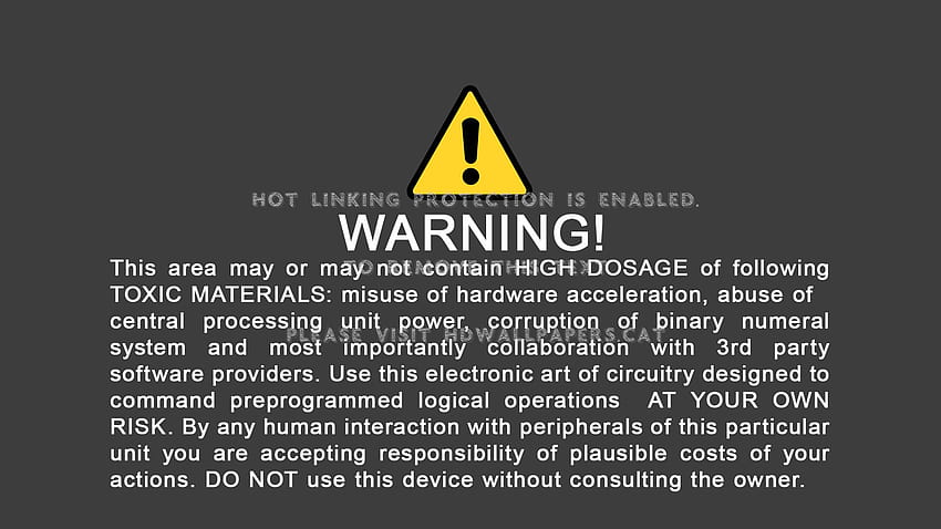paranoid warning funny caution, Warning Sign HD wallpaper