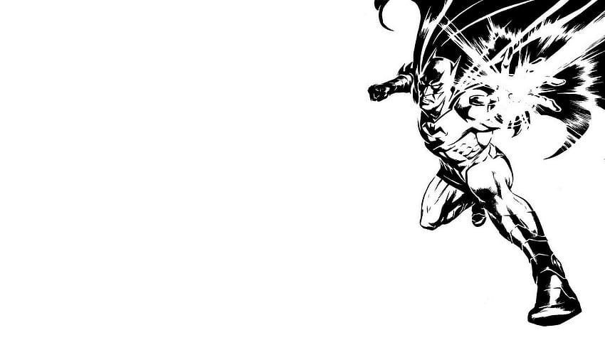 black and white, Batman, DC Comics, comics HD wallpaper