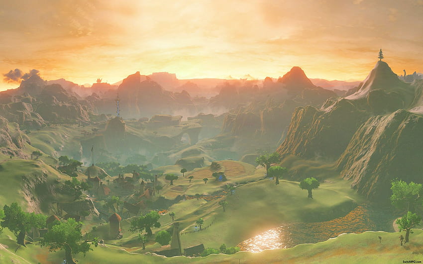Zelda: Vahşi Manzara Koleksiyonunun Nefesi, Vahşi Manzara HD duvar kağıdı
