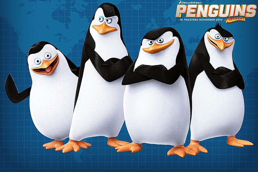 PENGUINS OF MADAGASCAR animation comedy adventure family penguin cartoon .,  3D Penguin HD wallpaper | Pxfuel