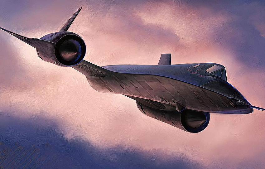 Airplane, Jet, Lockheed SR 71 Blackbird For , Section авиация HD wallpaper