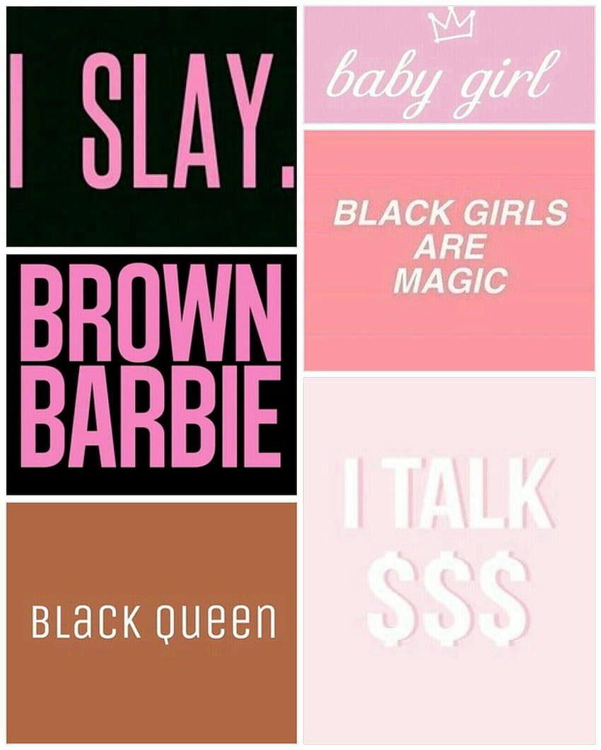Pink, , And Black Queen - Black Girl Magic iPhone -, Black Girl Aesthetic HD phone wallpaper