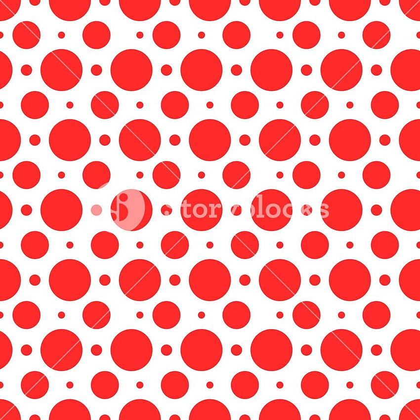 Nautical Pattern Of Red Polka Dots On A White Background Royalty Stock Storyblocks HD phone wallpaper