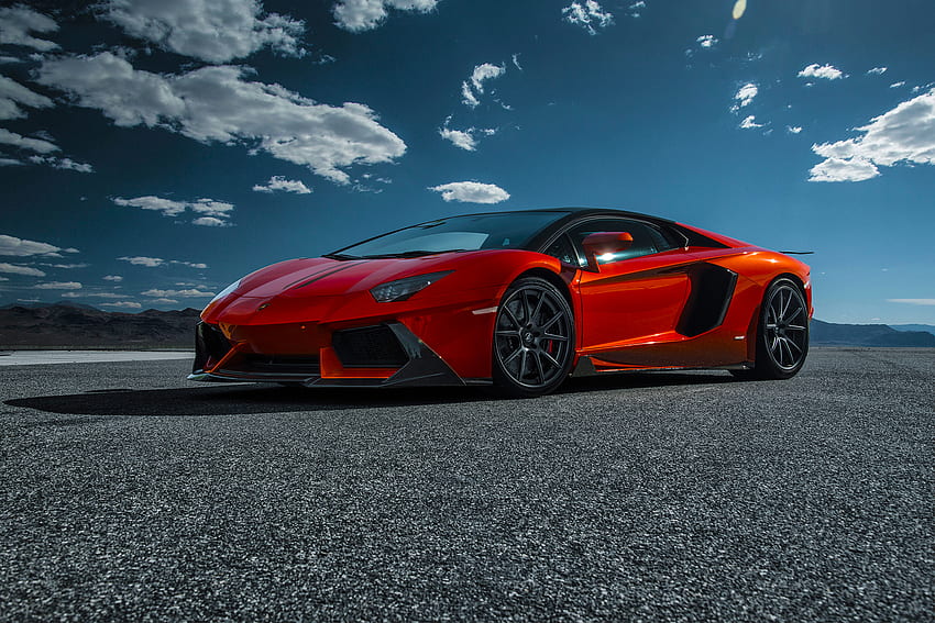 Lamborghini, Autos, Seitenansicht, Aventador-V, Lp 740-4 HD-Hintergrundbild