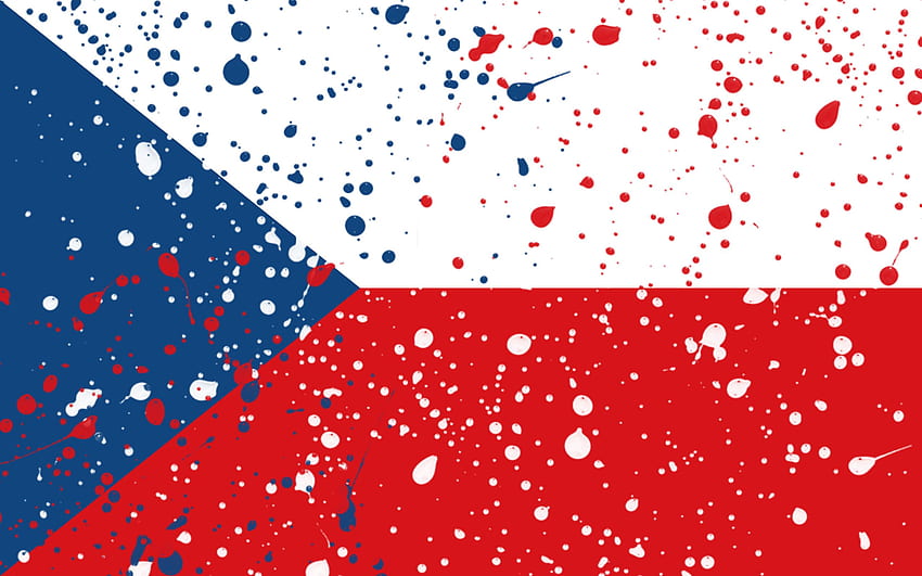 czech republic flag - Large HD wallpaper