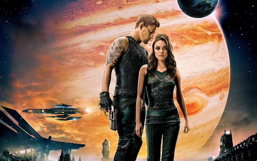 Jupiter Ascending (2015), man, Channing Tatum, actress, Mila Kunis, woman, Jupiter Ascending, fantasy, movie, actor HD wallpaper