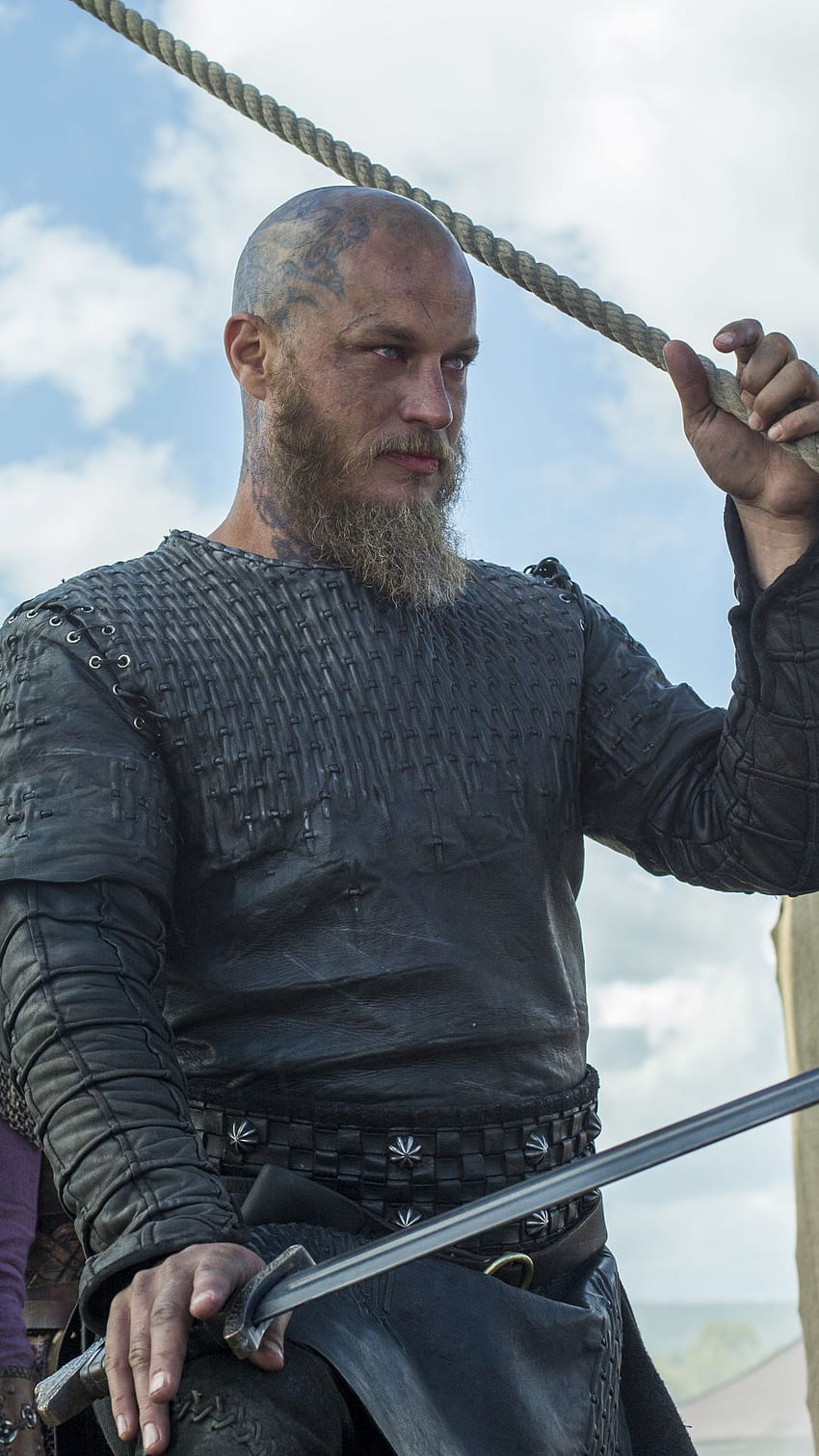 Vikings iPhone :, Ragnar Lothbrok Fond d'écran de téléphone HD