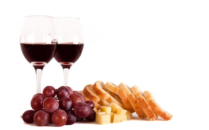 *** Wine and grapes ***, grapes, bread, drinks, food, wine HD wallpaper