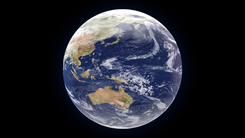Planet Earth Rotating · Video auf Lager, Rotating Earth HD-Hintergrundbild