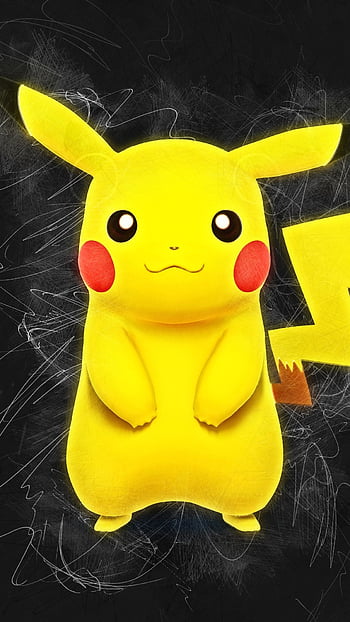 Pikachu black backgrounds HD wallpapers | Pxfuel