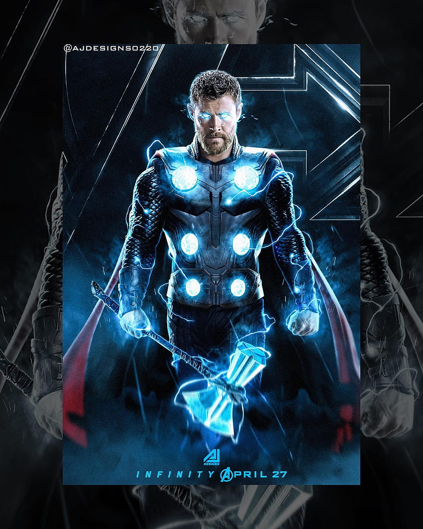 Thor Infinity War Poster. Thor, Marvel HD phone wallpaper