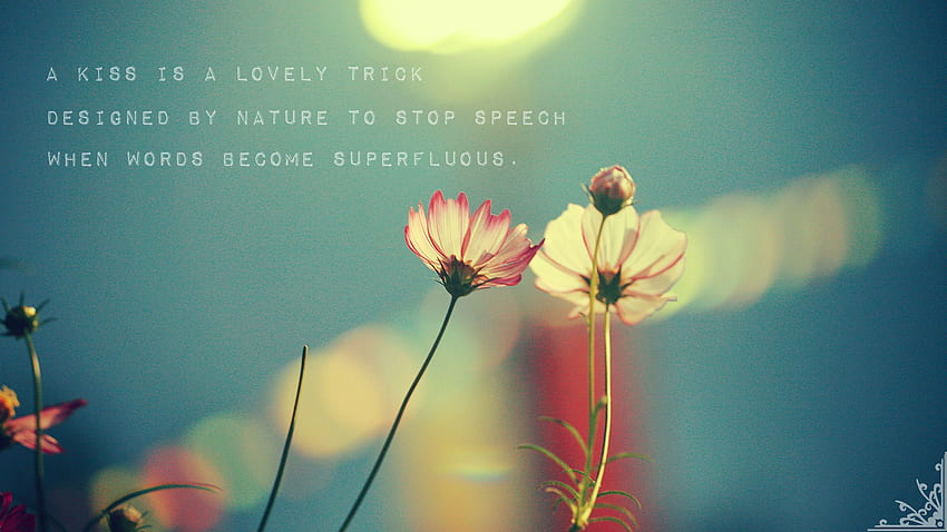 lovely trick, words, awesome, quote, wonderful, nice, trick, flower, love, cool, flowers, amazing, lovely HD wallpaper