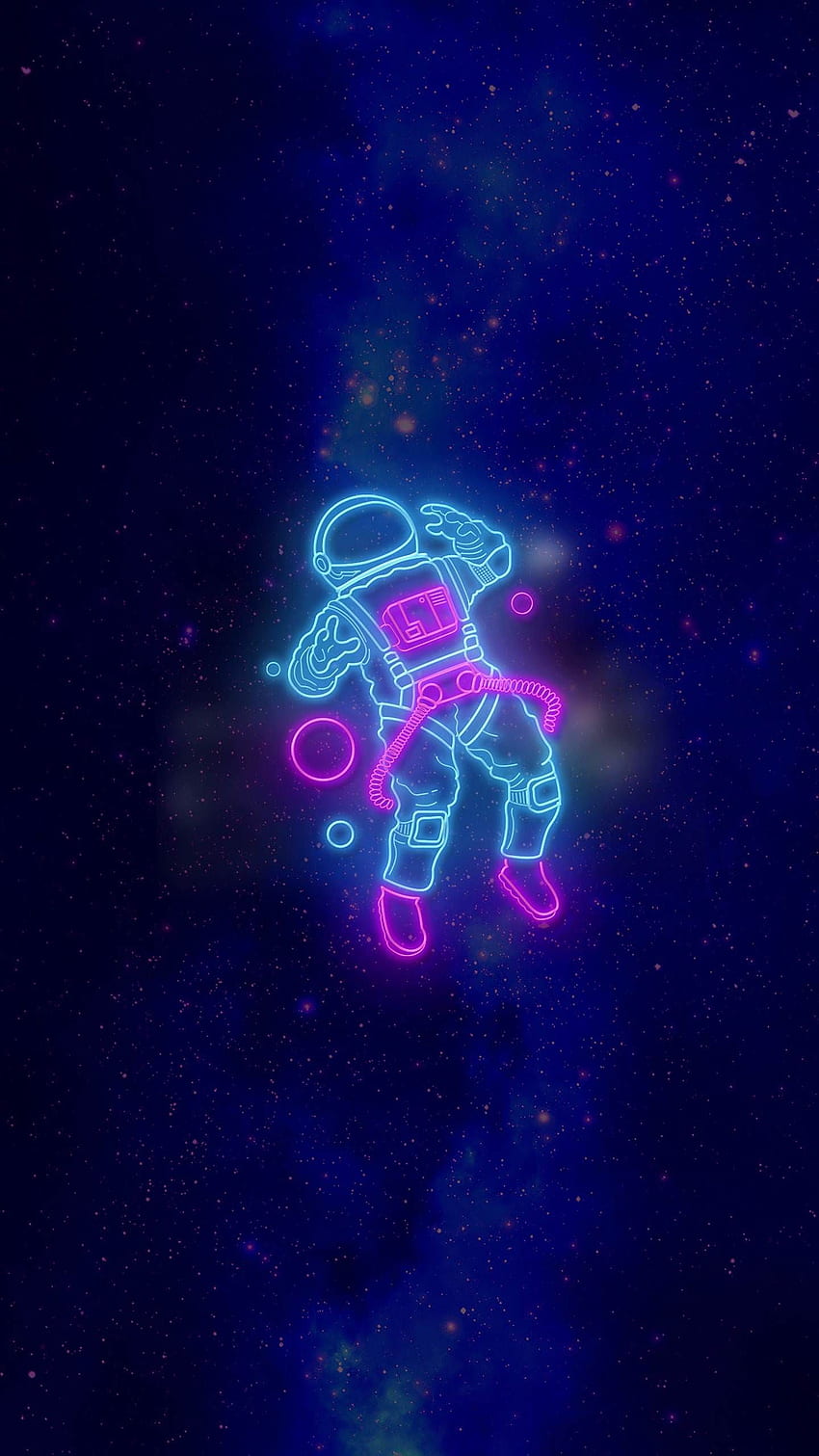 Космонавт, рисунка на астронавт HD тапет за телефон