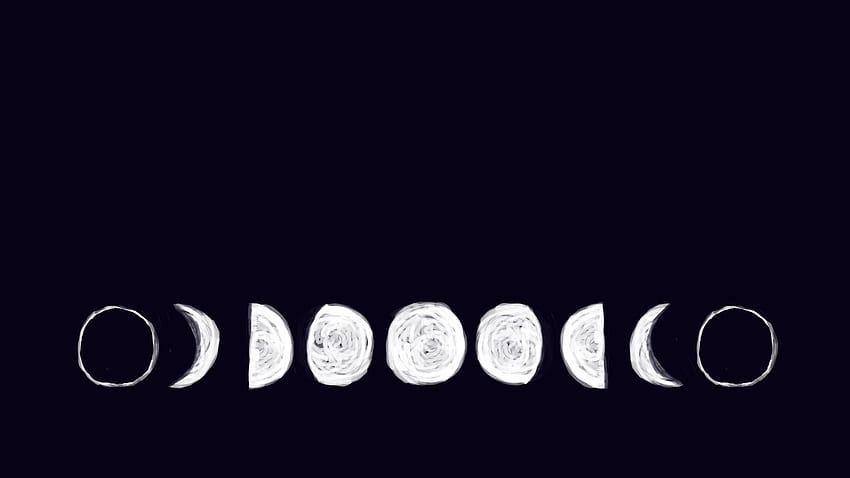 Moon Phases, Moon Cycle HD wallpaper