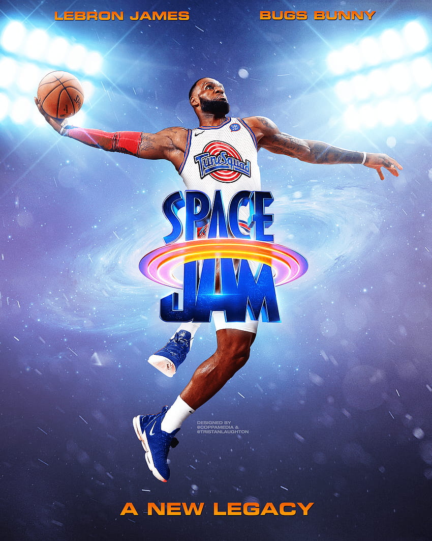 Lakers: LeBron James unveils new logo, title for 'Space Jam 2' on Instagram  - Silver Screen and Roll