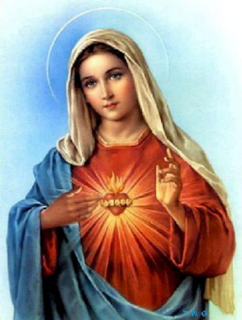 Immaculate Heart Of Mary, Sacred Heart of Jesus HD phone wallpaper