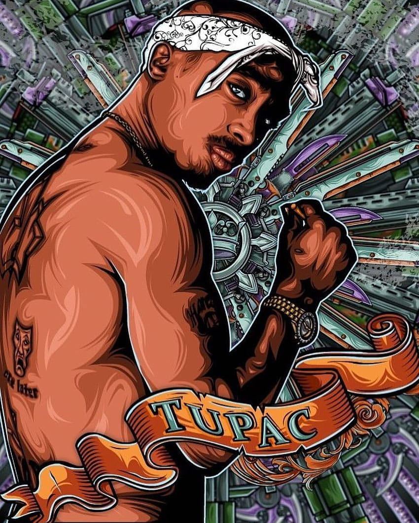 Sude İr на ❤️PAC4Ever❤️. Tupac art, Tupac, хип-хоп произведения на изкуството, Dope Tupac HD тапет за телефон
