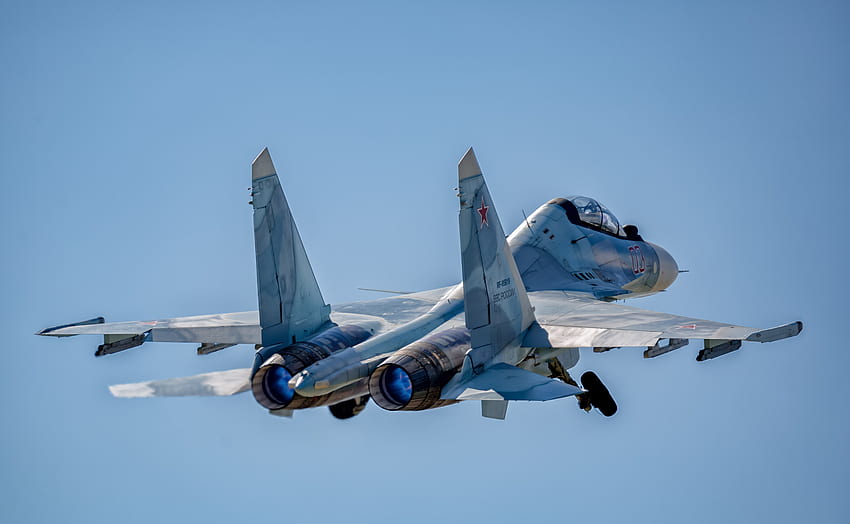 Militaire, ciel, Sukhoi Su-30, avion Fond d'écran HD