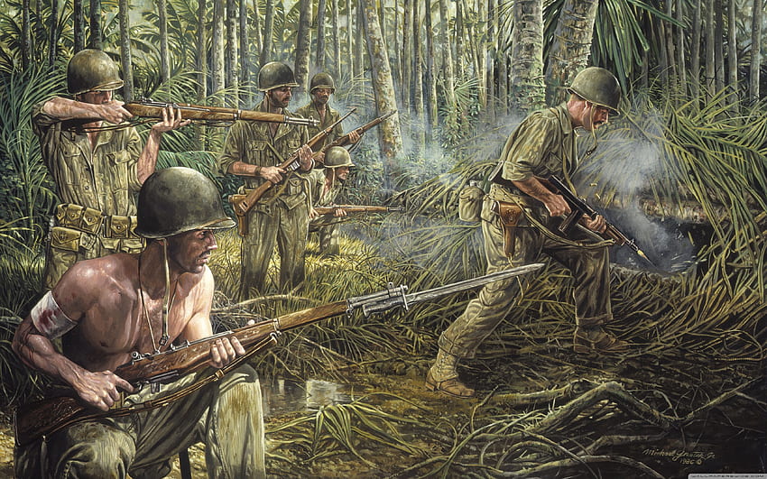Vietnam War Painting ❤ for Ultra TV, South Vietnam HD wallpaper