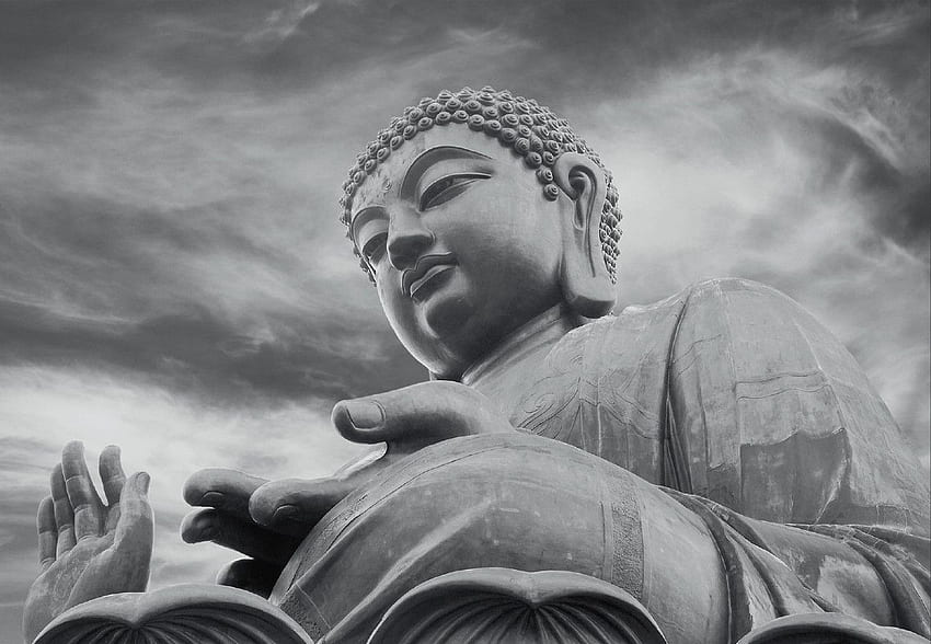 Buddha - Black and white Wall Mural. Buy at EuroPosters HD wallpaper