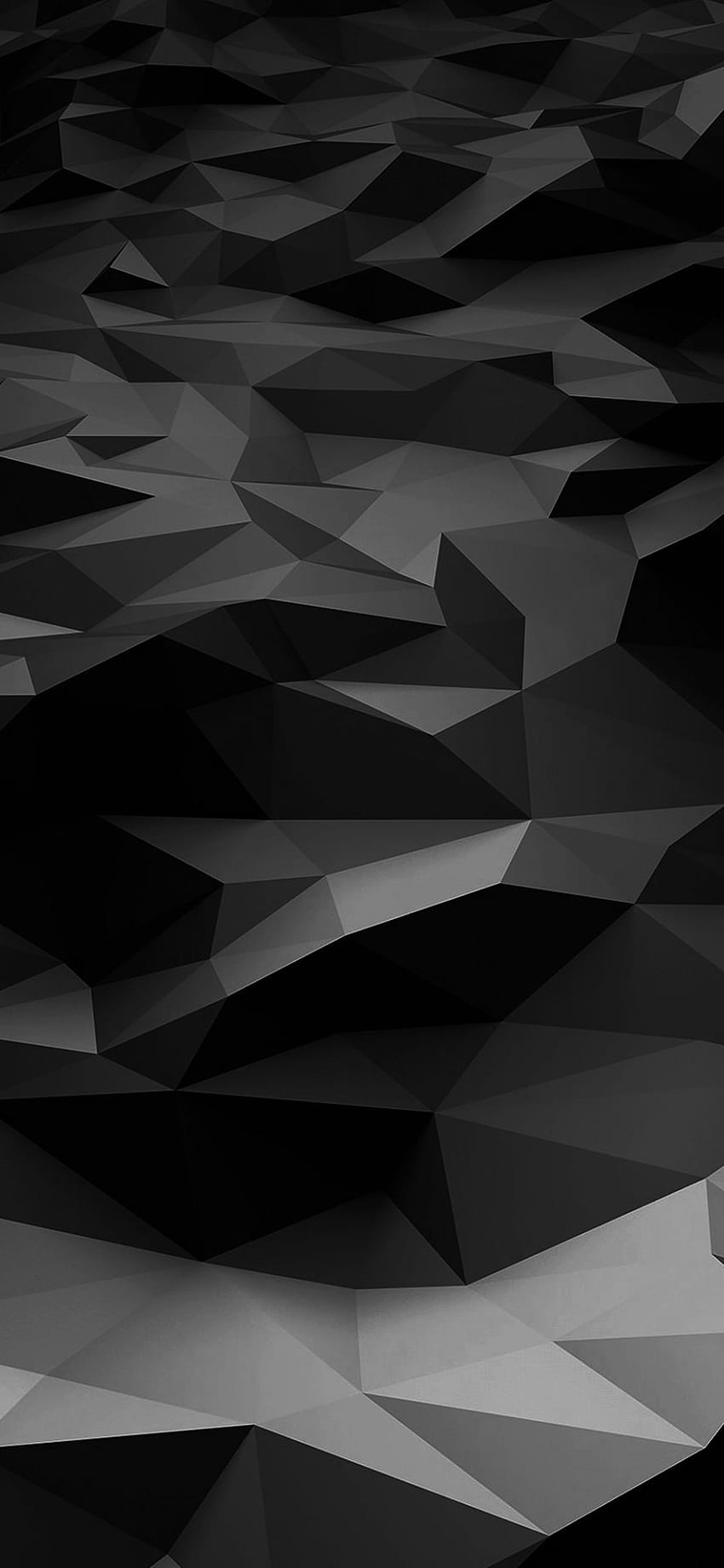 iPhoneX. patrón de bw oscuro de arte polivinílico bajo fondo de pantalla del teléfono