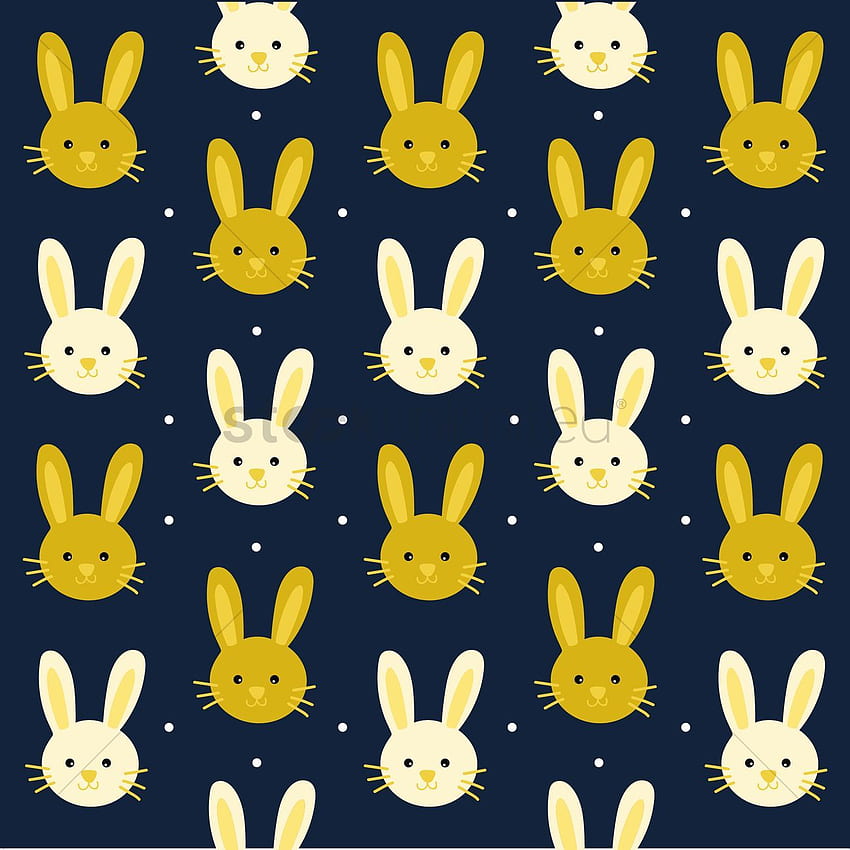 Seamless rabbit Vector - 1389096, Rabbit Pattern HD phone wallpaper ...