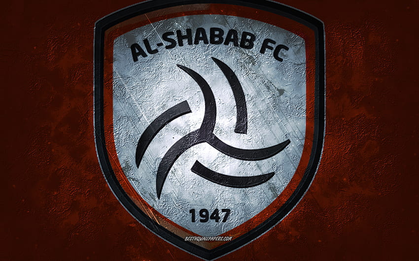 Al Shabab FC, equipo de fútbol de Arabia Saudita, naranja, logotipo de Al Shabab FC, arte grunge, Saudi Pro League, Riyadh, fútbol, ​​Arabia Saudita, emblema de Al Shabab FC fondo de pantalla