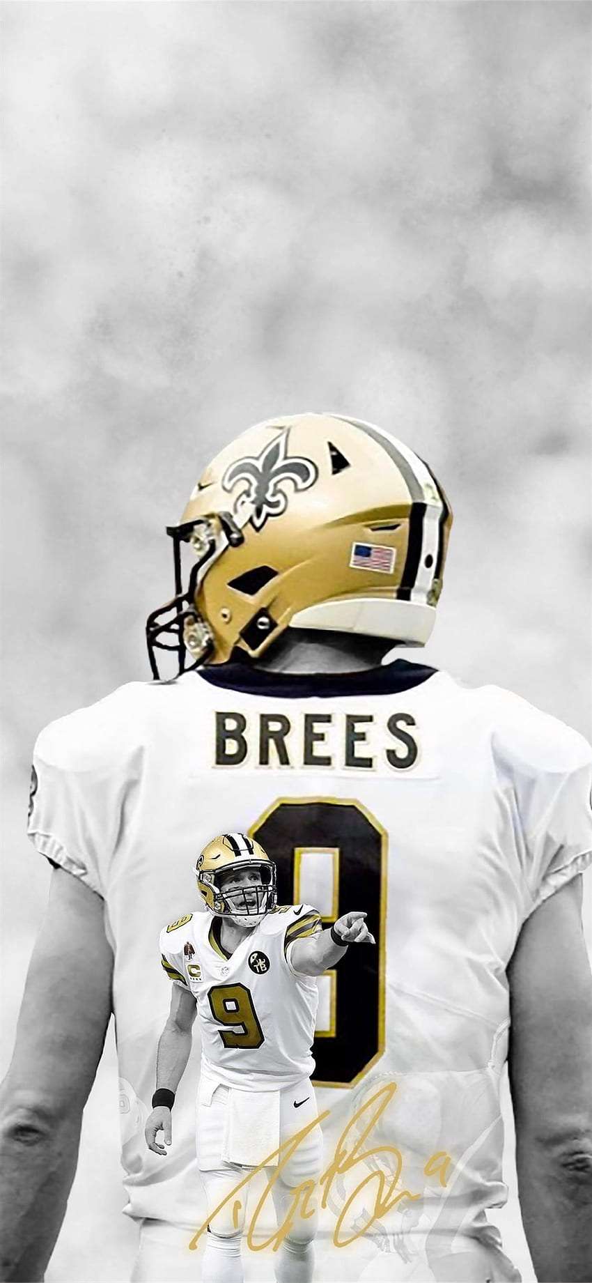 Melhor Drew Brees iPhone 11, NFL Saints Papel de parede de celular HD