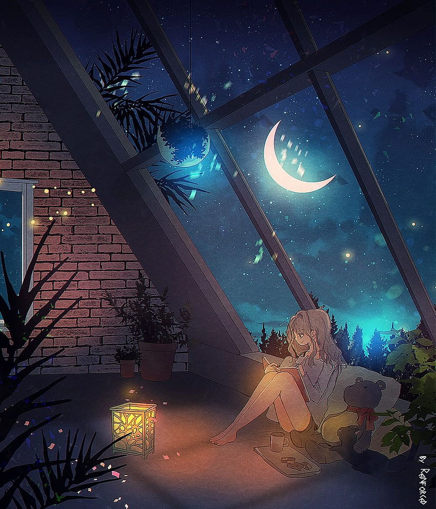 Have a good book to read and relax. Anime scenery , Anime scenery, Scenery, Cozy Anime HD phone wallpaper