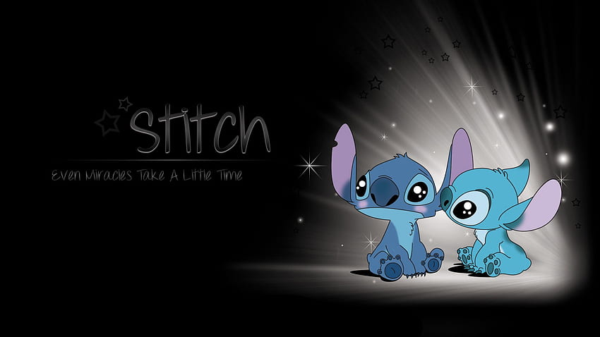 Зашеметяващ Stitch Live For, Stitch Ohana HD тапет