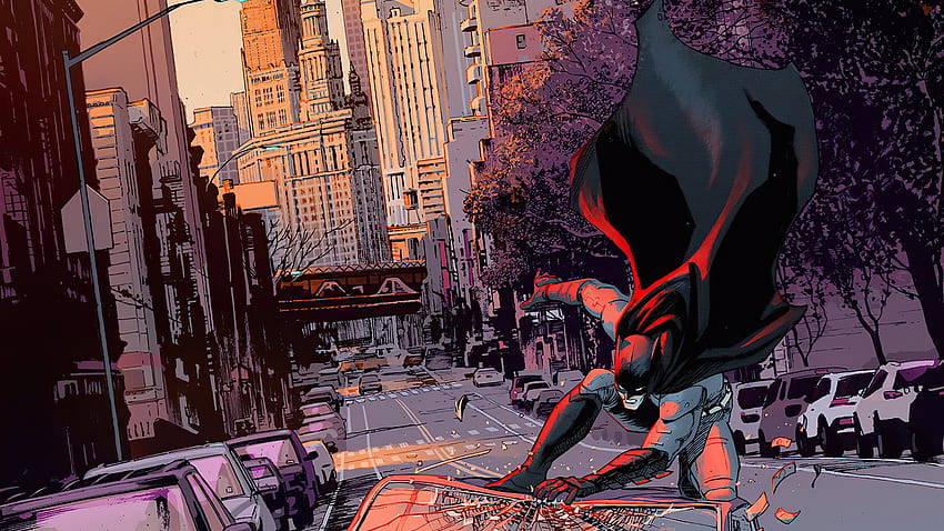 Batman in New York, New York Illustration HD wallpaper | Pxfuel