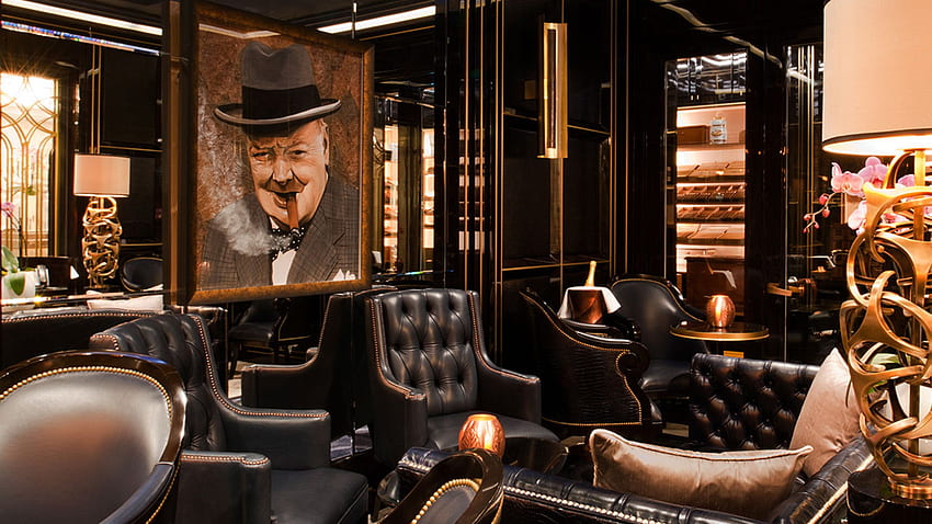 5 najlepszych barów cygarowych na świecie, Cigar Lounge Tapeta HD