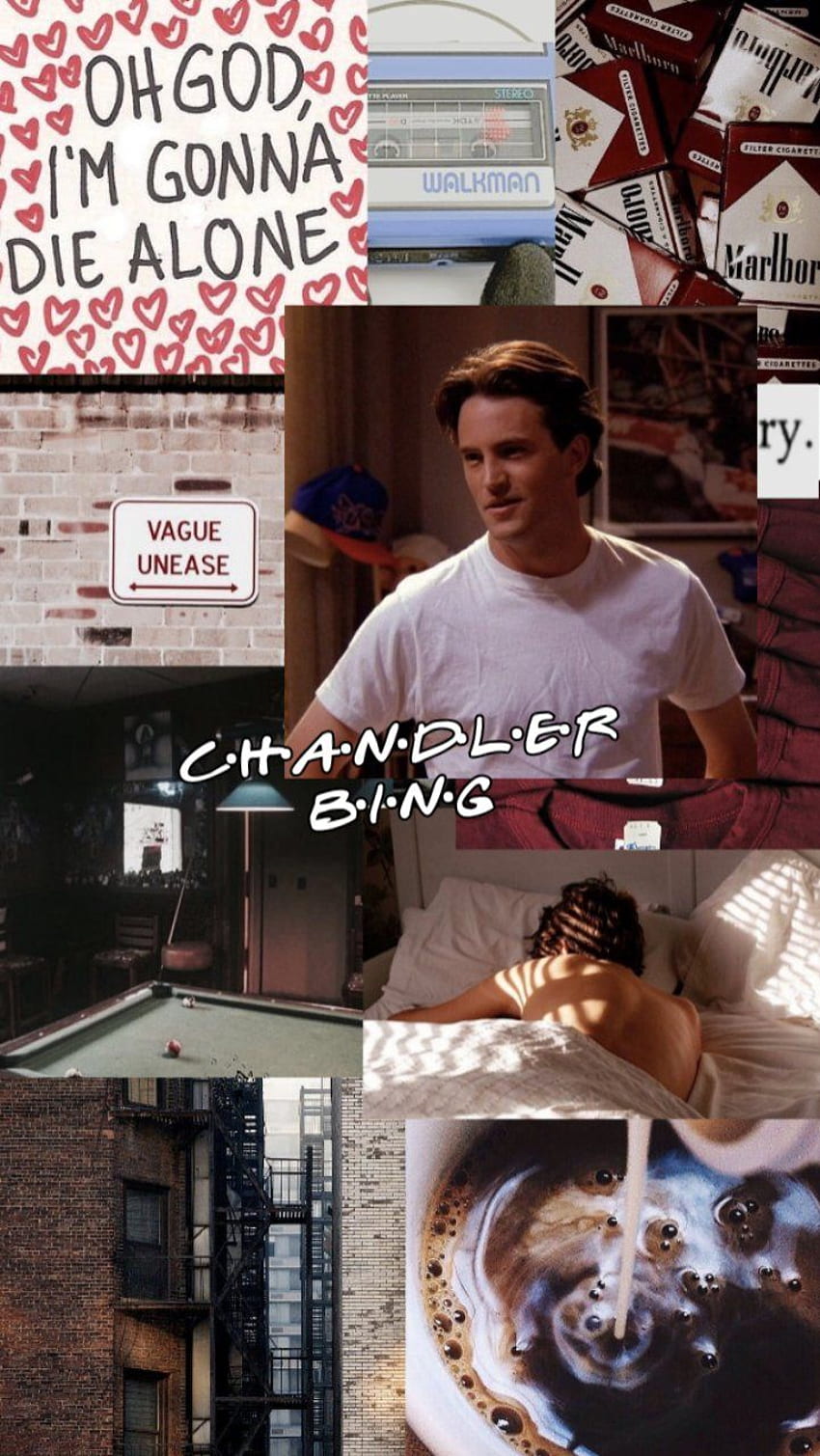 Chandler Bing, Joey Tribbiani i Monica Geller Tapeta na telefon HD