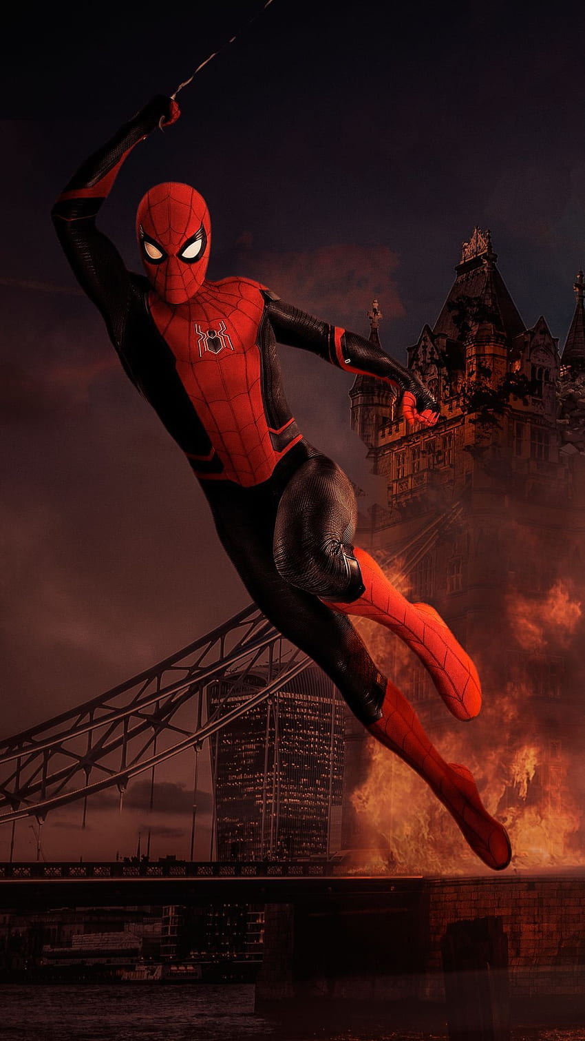 Spider Man Mobile Form The Movie Far From Home, Spider-Man HD phone wallpaper