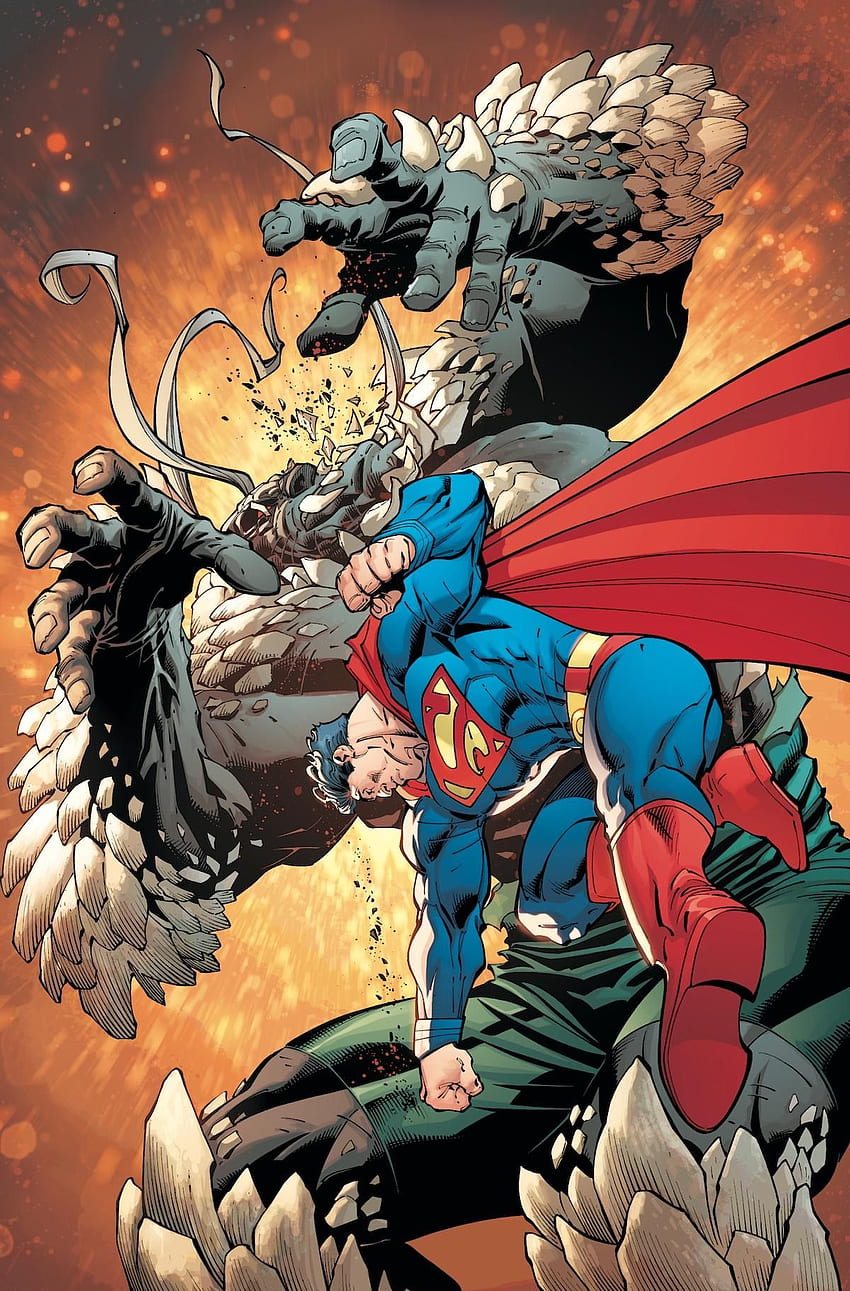 Уили за Супермен. Изкуство на Супермен, изкуство на комикси на Dc, Супергерой, Съдния ден DC HD тапет за телефон