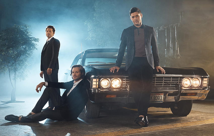 seri, Dean, Supernatural, Supernatural, Sam, Castiel untuk , bagian фильмы Wallpaper HD