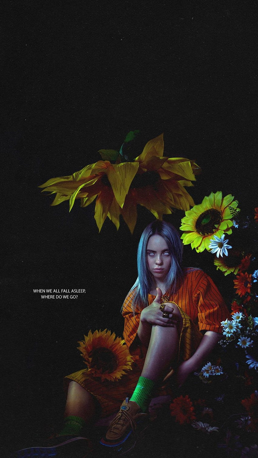 When We All Fall Asleep Phone : billieeilish, When We All Fall Asleep Where Do We Go HD phone wallpaper