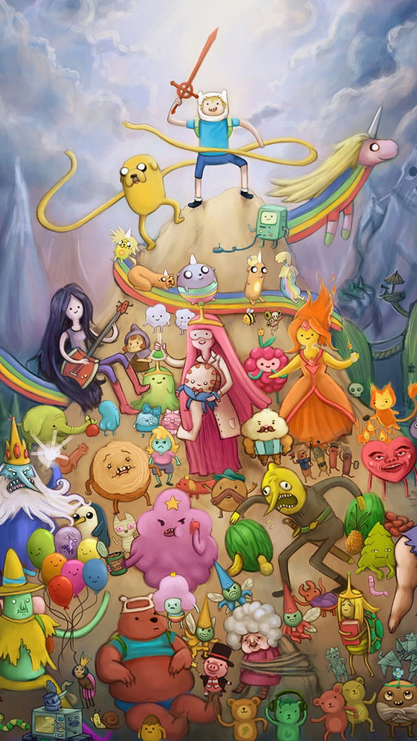 Carta da parati Adventure Time, Adventure Time estetica Sfondo del telefono HD