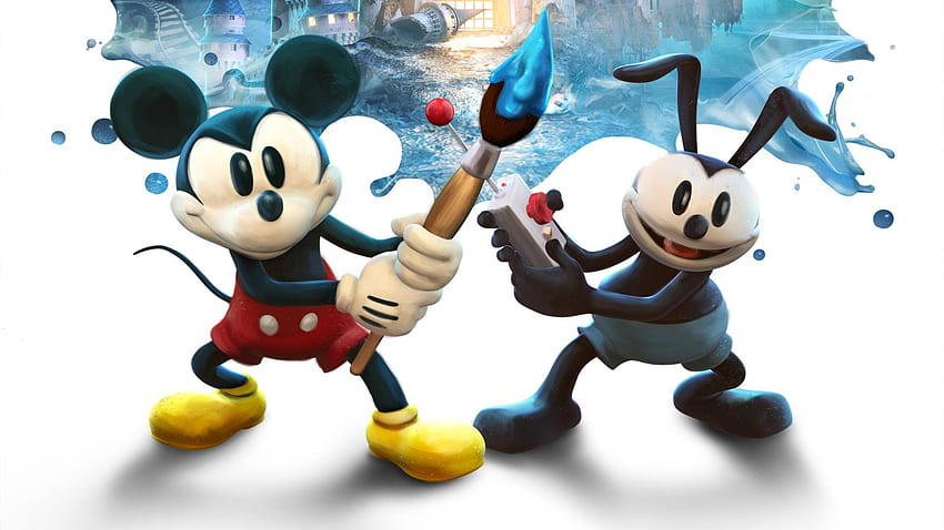 Epic Mickey 2: The Power of Two と背景 高画質の壁紙
